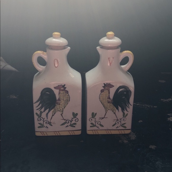 Ocargoco ceramics Japan, O and V pours with rooster on the front. - Picture 2 of 5